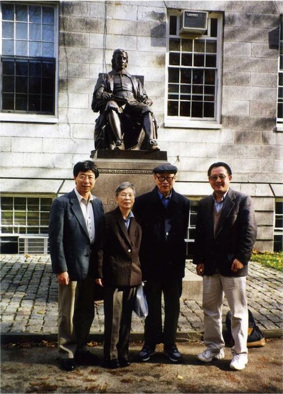 1987年2月汪世清夫妇访问哈佛大学